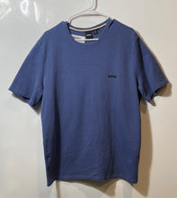 Load image into Gallery viewer, Hugo Boss Mens Blue Crew Neck Short Sleeve Pullover T-Shirt Size XL
