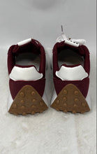 Load image into Gallery viewer, Stay Real By Asmin X Womens Burgundy White Lace-Up Sneakers Shoes Size 6.5
