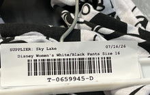 Load image into Gallery viewer, Disney Womens White Black Mickey Mouse Print Pull-On Jogger Leggings Size 16
