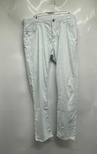 Load image into Gallery viewer, Boggi Milano Mens Light Blue Flat Front Pockets Straight Leg Ankle Pants Sz 34
