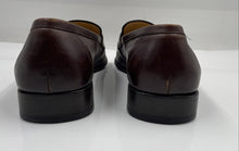 Load image into Gallery viewer, Authentic Salvatore Ferragamo Mens Brown Leather Loafer Shoes Size 8.5 D Damaged
