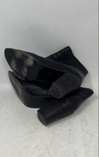 Load image into Gallery viewer, Vince Womens Ennis Black Leather Side Zip Block Heel Ankle Booties Size 7M
