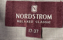 Load image into Gallery viewer, Nordstrom Mens Brown Cotton Classic Relaxed Fit Long Sleeve Dress Shirt Sz 17-37
