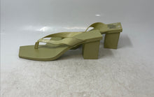 Load image into Gallery viewer, Chinese Laundry Womens Marna Green Block Heel Slip-On Thong Sandal Size 6.5
