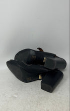 Load image into Gallery viewer, Jorge Bischoff Womens Brown And Black Leather Buckle Ankle Strap Sandal Size 6

