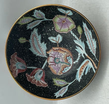 Load image into Gallery viewer, Black Floral Porcelain Hand-Painted Round Shape Home Decorative Bowl
