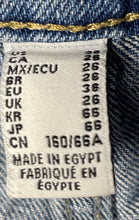 Load image into Gallery viewer, Forever 21 Womens Blue Denim Light Wash Distressed Cut-Off Shorts Size 26
