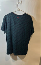 Load image into Gallery viewer, Armani Exchange Mens Green Black Logo Print Short Sleeve Pullover Shirt Size L
