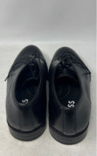 Load image into Gallery viewer, Boss Mens Black Leather Lace-Up Almond Toe Formal Derby Dress Shoes Size 9
