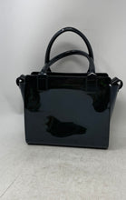 Load image into Gallery viewer, Petite Jolie Womens Love Black Glossy Detachable Strap Zipper Satchel Handbag
