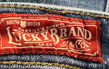 Load image into Gallery viewer, Lucky Brand Womens Blue Medium Wash Denim Straight Leg Jeans Size 2/26
