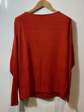 Load image into Gallery viewer, Authentic Simply Vera Vera Wang Womens Red Long Sleeve Blouse Top Size L
