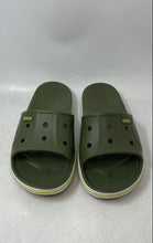 Load image into Gallery viewer, Crocs Unisex Bayaband Dark Green Open Toe Slide Sandals Size M 10 W 12
