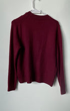 Load image into Gallery viewer, Banana Republic Womens Burgundy Long Sleeve Crew Neck Pullover Sweater Size L
