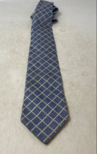 Load image into Gallery viewer, Zadi Andrews Mens Blue Geometric Silk Adjustable Formal Pointed Tie One Size
