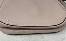 Load image into Gallery viewer, Michael Kors Womens Mott Beige Pebbled Leather Chain Strap Flap Crossbody Bag
