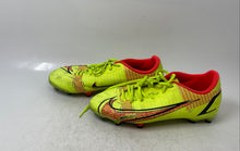 Load image into Gallery viewer, Nike Kids Mercurial Vapor 14 Academy FG/MG Yellow Orange Soccer Cleats Size 6Y
