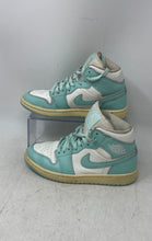 Load image into Gallery viewer, Nike Womens Air Jordan 1 Mid BQ6472-132 Green White Basketball Shoes Size 5.5
