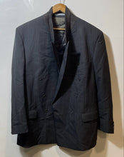 Load image into Gallery viewer, Authentic Yves Saint Laurent Mens Dark Gray Wool Blazer No Size Pit To Pit 23''
