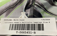 Load image into Gallery viewer, Lululemon Womens Multicolor Abstract Print Pull-On Compression Leggings Size 8

