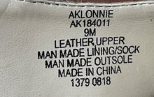 Load image into Gallery viewer, Anne Klein Womens Lonnie Light Brown Leather Slip-On Block Pump Heels Size 9M
