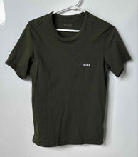 Load image into Gallery viewer, Hugo Boss Mens Green Cotton Short Sleeve Crew Neck Pullover T-Shirt Size Small
