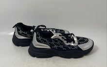 Load image into Gallery viewer, Taxi Womens Black Gray Silver Low Top Lace-Up Sneaker Shoes Size 8.5

