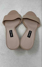 Load image into Gallery viewer, Nine West Womens Beige Open Toe Slip-On Kitten Slide Sandals Size 7M
