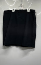 Load image into Gallery viewer, Nine West Womens Black Side Zip Knee Length Straight &amp; Pencil Skirt Size Large
