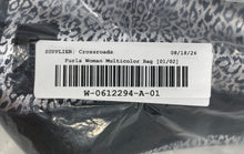 Load image into Gallery viewer, Authentic Furla Womens Black Silver Leopard Print Drawstring Bucket Bag Damaged
