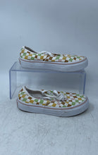 Load image into Gallery viewer, Vans Kids Authentic Wavy Check 507698 White Brown Green Sneaker Shoes Size 12.5
