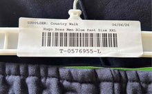 Load image into Gallery viewer, Hugo Boss Mens Blue Pockets Elastic Waist Pull On Straight Leg Lounge Pants XXL

