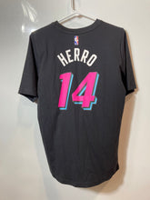 Load image into Gallery viewer, Nike Unisex Black Cotton NBA Miami Heat Tyler Herro #14 Graphic T-Shirt Size XL

