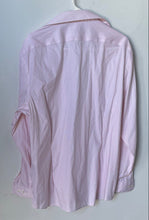 Load image into Gallery viewer, Calvin Klein Mens Pink Striped Extra Slim-Fit Long Sleeve Dress Shirt Size XL
