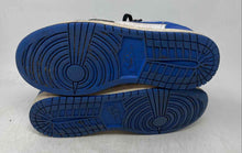 Load image into Gallery viewer, Nike Boys Air Jordan 1 Low White Blue Black Lace-Up Sneaker Shoes Size 7Y
