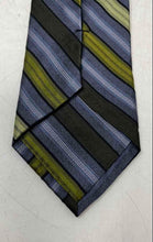 Load image into Gallery viewer, Calvin Klein Mens Multicolor Striped Silk Adjustable Formal Designer Pointed Tie
