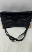 Load image into Gallery viewer, Vince Camuto Womens Black Gold Quilted Double Handle Shoulder Handbag
