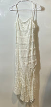 Load image into Gallery viewer, Bershka Womens White Square Neck Asymmetric Hem Sleeveless Slip Dress Size L
