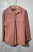 Load image into Gallery viewer, Michael Kors Mens Red Printed Collared Long Sleeve Button-Up Shirt Size XL
