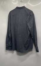 Load image into Gallery viewer, WRK Mens Blue Abstract Print Cotton Long Sleeve Button-Up Shirt Size Large
