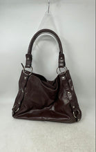 Load image into Gallery viewer, Relic Womens Brown Leather Double Handle Outer Pockets Shoulder Bag
