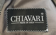 Load image into Gallery viewer, Chiavari Mens Gray Plaid Long Sleeve Pockets Double Breasted Blazer Size 52
