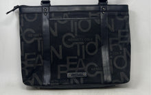 Load image into Gallery viewer, Kenneth Cole Reaction Womens Black Inner Pockets Double Handle Tote Handbag
