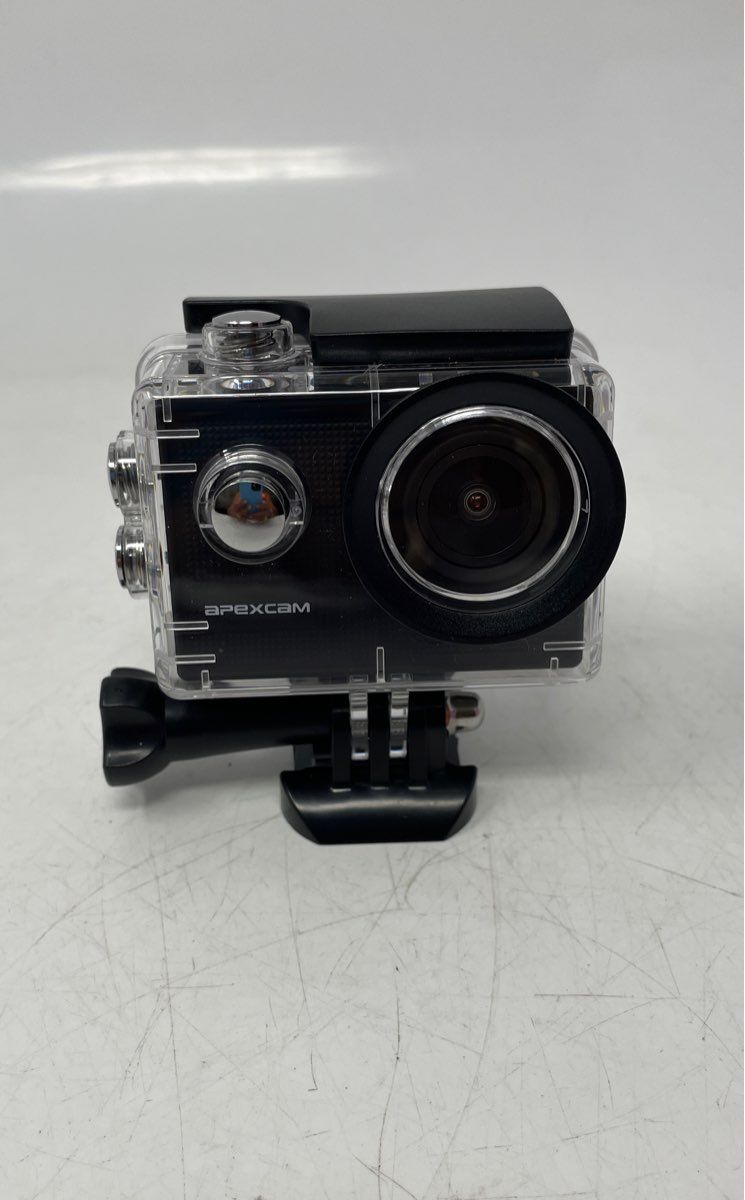 Apexcam Black Waterproof Adventure Mount Action Camera In Case Not Tested