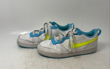 Load image into Gallery viewer, Nike Kids Court Borough Low 2 BQ5448-122 White Yellow Blue Sneaker Shoes Size 7Y
