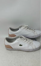 Load image into Gallery viewer, Lacoste Womens Lerond BL 21 1 CFA 7-41CFA00221Y9 White Pink Sneakers Shoes Sz 8
