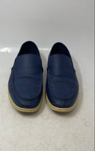 Load image into Gallery viewer, Alfani Mens Porter Blue Leather Round Toe Casual Slip-On Loafers Shoes Size 9
