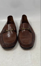 Load image into Gallery viewer, Angelo Of Rome Mens Brown Leather Slip-On Loafer Dress Shoes Size EUR 45
