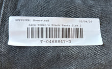 Load image into Gallery viewer, Zara Womens Black Stretch Denim Pockets Skinny Leg Jeans Size 2

