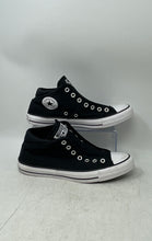 Load image into Gallery viewer, Converse Womens CTAS Madison Mid Black White Sneaker Shoes Size 10 No Laces
